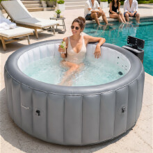Portable Inflatable Hot Tub with 130 Soothing Air Jets