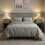 (Grey, Engineered Wood) Set of Two Modern Storage Bedside Tables - Grey 7