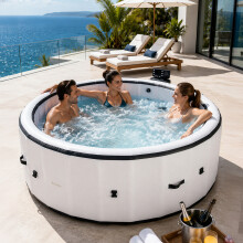 Portable Inflatable Hot Tub with 150 Soothing Air Jets