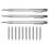 13PCS Carbide Scriber,Engraving Scriber Kit Carbide Tip Glass Metal Ceramic Stainless Steel Etching Pen Replacement Tips 6