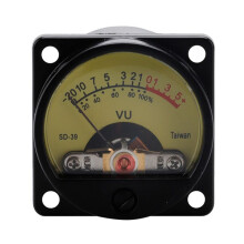 -39 Analoog Paneel 35 mm VU DB-Meter Eindversterker Muziekspectrumanalysator Audioniveaumeter met Achtergrondverlichting Driverkaart