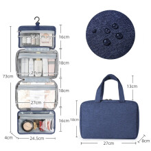 Ladies Wash Bags Toiletry handbag Hanging Travel Case Cosmetic Make Up Pouch Kit