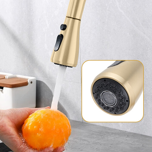 Living And Home Pull-Out Sensor Kitchen Faucet 2