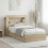 VidaXL vidaXL Bed Frame with Storage Sonoma Oak 75 x 190 cm Engineered Wood 1