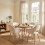 (Ivory, Set of 2) Velvet Dining Chairs with Arm Support, Armchairs with Wood Legs for Kitchen, Home 2
