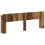 VidaXL vidaXL Headboard Cabinet with Storage Old Wood Engineered Wood 4