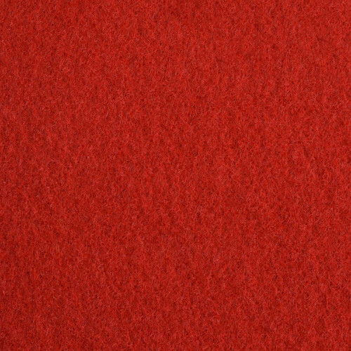 VidaXL vidaXL Carpet Plain Red 1 x 12 m Fabric 2