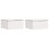 VidaXL vidaXL Bedside Table 2 pcs White 37 x 35 x 18.5 cm Solid pine wood 5