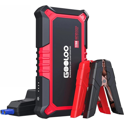 GOOLOO GP2000 Jump Starter 2000A SuperSafe 12V Jump Pack Auto Lithium Battery UK