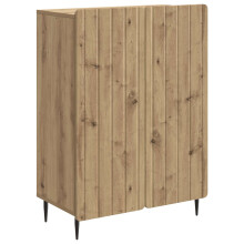 vidaXL Sideboard Artisan Oak 66 x 34.5 x 92 cm Engineered Wood