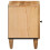 VidaXL vidaXL Bedside Table 2 pcs Brown 40 x 33.5 x 46 cm Solid Mango Wood 5