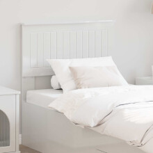vidaXL Headboard Gloss White Engineered wood