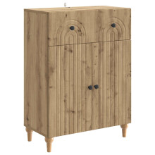 vidaXL Sideboard Artisan Oak 66 x 34.5 x 90 cm Engineered Wood