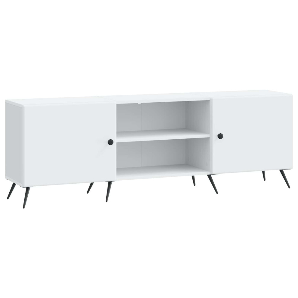 Vidaxl Tv Cabinet White 150 X 31 X 50 Cm Engineered Wood
