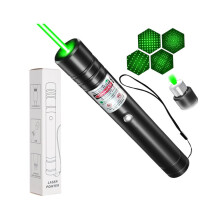 Nabíjateľné zelené laserové ukazovátko HK&Hanker s dlhým dosahom pre TV, LED a LCD obrazovky, výkonný prenosný laserový ukazo