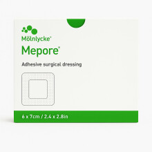 Mepore 6x7cm Box of 60 | Sterile Self Adhesive Wound Dressings