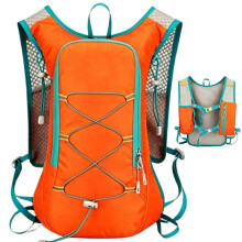 (Orange) Lightweight hiking backpack Men Lightweight Soft Warm Bag Men Running Backpack Cycling backpack