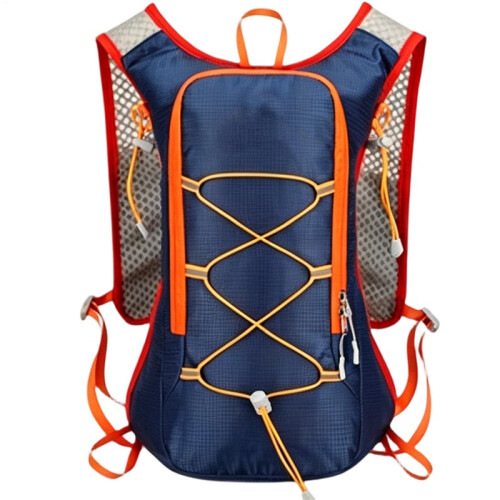 (Blue) Lightweight hiking backpack Men Lightweight Soft Warm Bag Men Running Backpack Cycling backpack