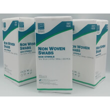 1920 Non-Woven Swabs 10cm x 10cm – 4-Ply – 3 Packs of 200 – Clinical Wound Care