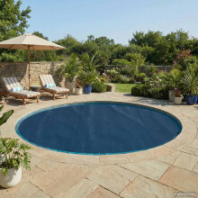 vidaXL Solar Pool Cover Heavy Quality Ø 356 cm 200 μm Round PE