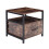 Living And Home Industrial Bedroom 1 Drawer Bedside Table 4