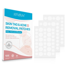 108 Skin Tag Dermal Removal Patches Natural, Safe & Easy Remove Skin Tags & Acne