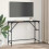 VidaXL vidaXL Console Table Black Oak 100 x 32 x 75 cm Engineered Wood 5