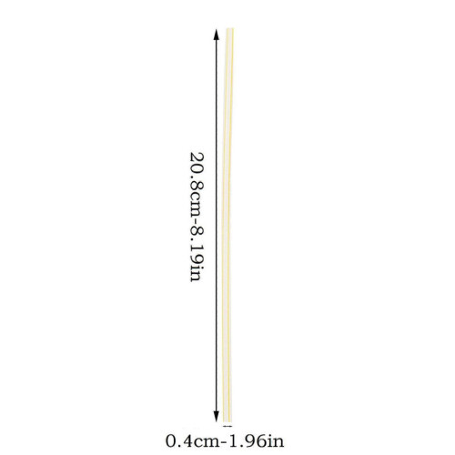 500 Pack Plastic Straws 4 mm Party Drinking Straws for Cold Beverages, Durable and Disposable 1