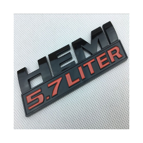 Σετ 7 τεμαχίων μαύρου εμβλήματος Dodge Ram 1500 4x4 Hemi με λογότυπο για την πίσω 2