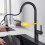 Living And Home Pull-out Sprayer Retractable Kitchen Faucet with 3 Modes 3