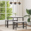 VidaXL vidaXL Dining Table White 80 x 80 x 75 cm Solid Pine Wood 1