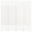 4-Panel Folding Room Divider, 160x170cm, White 1