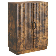 vidaXL Sideboard Smoked Oak 66 x 34.5 x 87 cm Engineered Wood