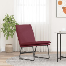 vidaXL Lounge Chair Wine Red 52x75x76 cm Fabric
