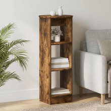 vidaXL Side Cabinet Smoked Oak 40 x 40 x 100 cm Engineered Wood