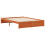 VidaXL vidaXL Bed Frame with Headboard 2 pcs Wax Brown Solid Pine Wood 4