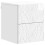 VidaXL vidaXL Wall-Mounted Bedside Cabinet 2 pcs High Gloss White 5