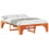 VidaXL vidaXL Bed Frame Brown 140 x 200 cm Solid Pine Wood 4
