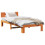 VidaXL vidaXL Bed Frame with Headboard Wax Brown 75 x 190 cm Solid Pine Wood 3