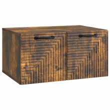 vidaXL Wall-Mounted TV Cabinet Smoked Oak 59.5 x 41 x 30 cm