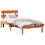 VidaXL vidaXL Bed Frame with Headboard Brown 75 x 190 cm Solid Pine wood 3