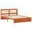 VidaXL vidaXL Bed Frame with Headboard 2 pcs Wax Brown Solid Pine Wood 5