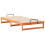 VidaXL vidaXL Bed Frame Brown 100 x 210 cm Solid Pine Wood 3