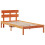VidaXL vidaXL Bed Frame with Headboard Brown 75 x 190 cm Solid Pine wood 4