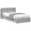 VidaXL vidaXL Bed Frame with Storage Grey Sonoma 75 x 190 cm Engineered Wood 3