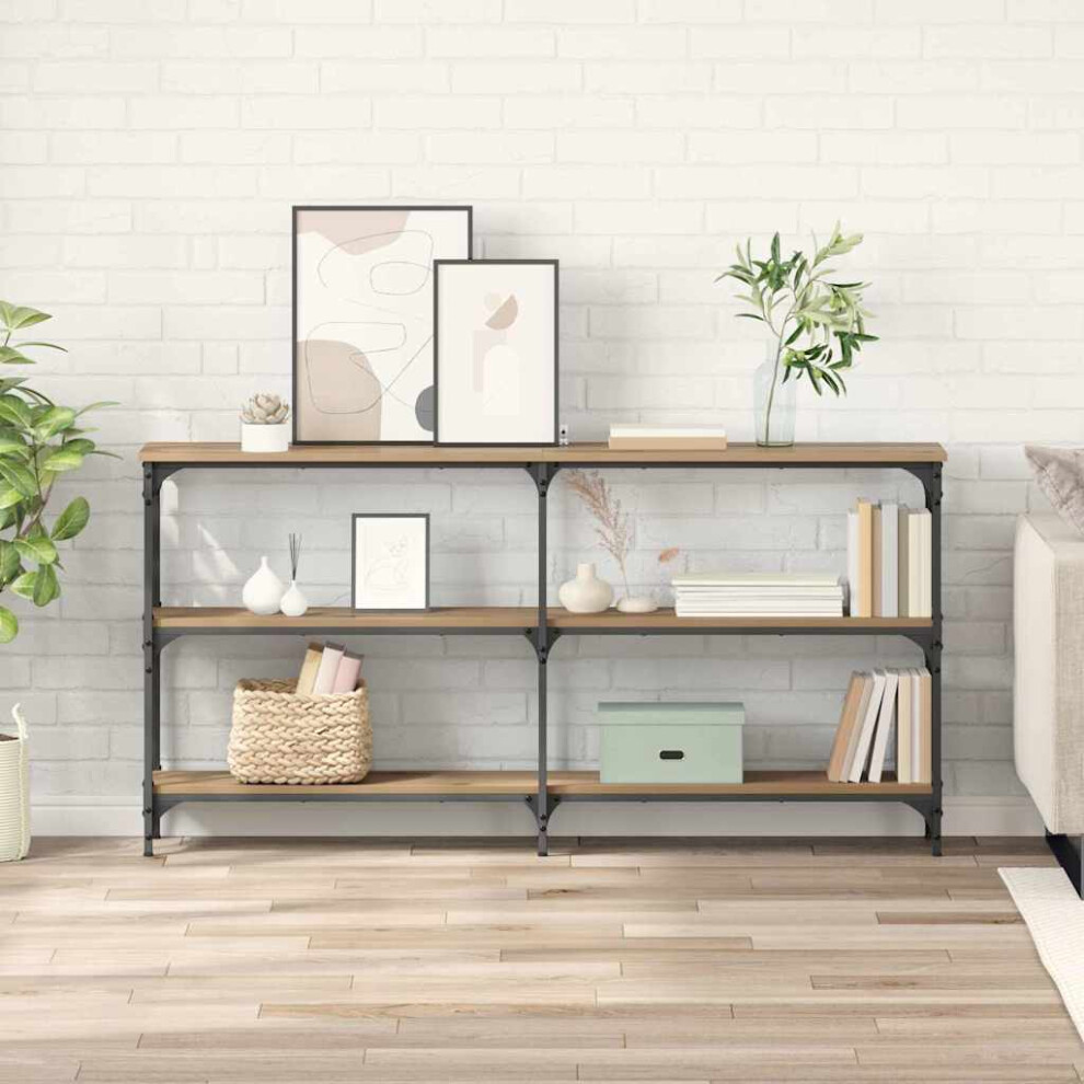 Vidaxl Console Table Artisan Oak 150 X 29 X 75 Cm
