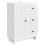 VidaXL vidaXL Sideboard High Gloss White 66 x 34.5 x 90 cm Engineered Wood 1