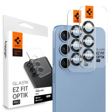Spigen Samsung Galaxy S25 Glas.tR EZ Fit Optik Pro HD -linssinsuoja, 2 kpl