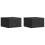 VidaXL vidaXL Wall-Mounted Side Table 2 pcs Black 34.5 x 33 x 20 cm 1