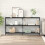 VidaXL vidaXL Console Table Black Oak 156 x 28 x 80.5 cm Engineered Wood 1